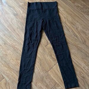 High-Waisted Black Leggings